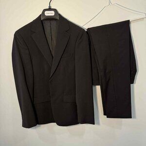 Calvin Klein Black Wool Two-Piece Suit - 36R & 30x30